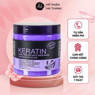 Kem ủ tóc,hấp tóc Keratin Collagen 1000ml Lavender Brazil Nut , mềm mượt, phục hồi hư tổn -HT121