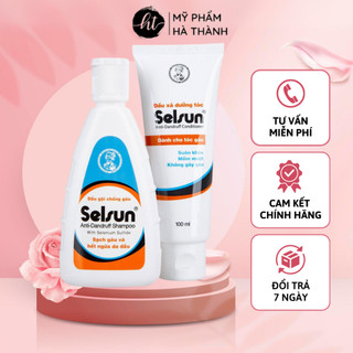 Dầu Gội Dầu Xả Ngăn Ngừa Gàu Và Ngứa Da Đầu Phục Hồi Hư Tổn Selsun Anti Dandruff Shampoo 50ml - 100ml - HT191