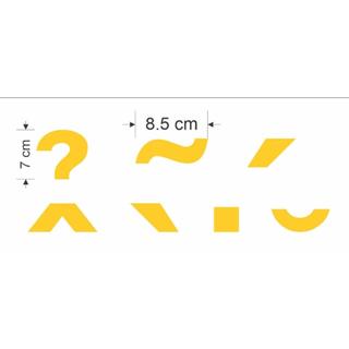 Chữ số formex 20cm dày 5mm