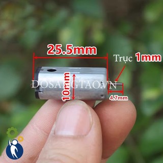 Motor mini n50 điện áp động cơ 3.7v tốc độ cao 41500rpm mã số 1