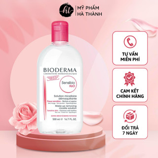 Nước Tẩy Trang Bioderma Sensibio H2O 100ml và 500ml FREESHIP Làm Sạch Sâu Dịu Nhẹ Dùng Cho Mọi Loại Da - HT113