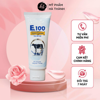 Sữa Rửa Mặt Bò E100 Tuýp 80ml Giúp Săn Chắc Da Se Khít Lỗ Chân Lông Trắng Mịn Cho Mọi Loại Da - HT148