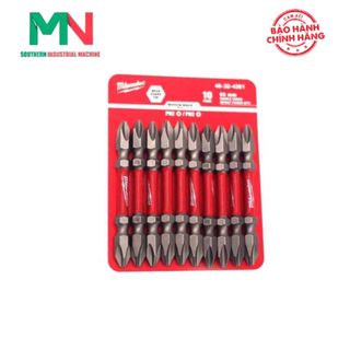 Bộ 10 mũi đầu vặn vít ngắn milwaukee 48-32-4361