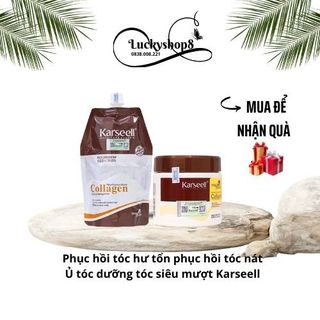 Ủ tóc collagen Karseell 500ml siêu mượt phục hồi tóc hư tổn CAM KẾT CHÍNH HÃNG 100% ( có tem cod chống giả)