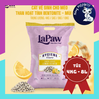 Cát Vệ Sinh LaPaw Mix Than Hoạt Tính Túi 4Kg - 8L