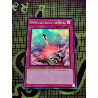 Thẻ bài yugioh trap rc04-ae070 compulsory evacuation device