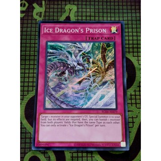 Thẻ bài yugioh trap rc04-ae079 ice dragon's prison