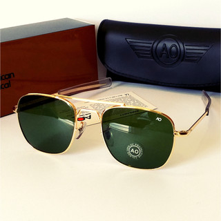 Mắt Kính Râm 8054 Pilot Tròng Kính Thủy Tinh Phòng Chống Tia UV, Hạn Chế Tác Động Từ Ánh Sáng Xanh - Tglasses