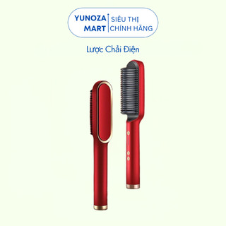 Lược Điện Chải Tóc Tạo Kiểu Chuyên Nghiệp Đa Năng 3 Trong 1 Chuẩn Salon Có Bảo Hành (YUNOZA MART)