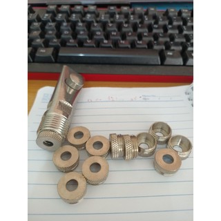 Com bo 10 Bịt vặn ren vặn của núm uống heo inox.