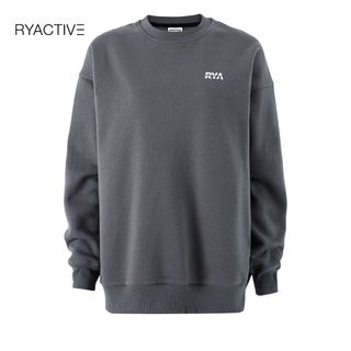 Áo sweater form rộng ryactive - rya sweater màu xám