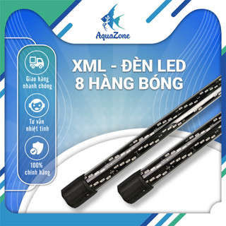 Đèn led tròn 8 hàng bóng XML đỏ trắng vàng dành cho cá rồng, cá Koi siêu sáng siêu thực