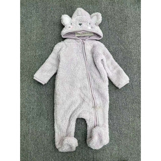Body lông hình chuột màu tím nhạt dành cho bé gái 3 - 10 kg