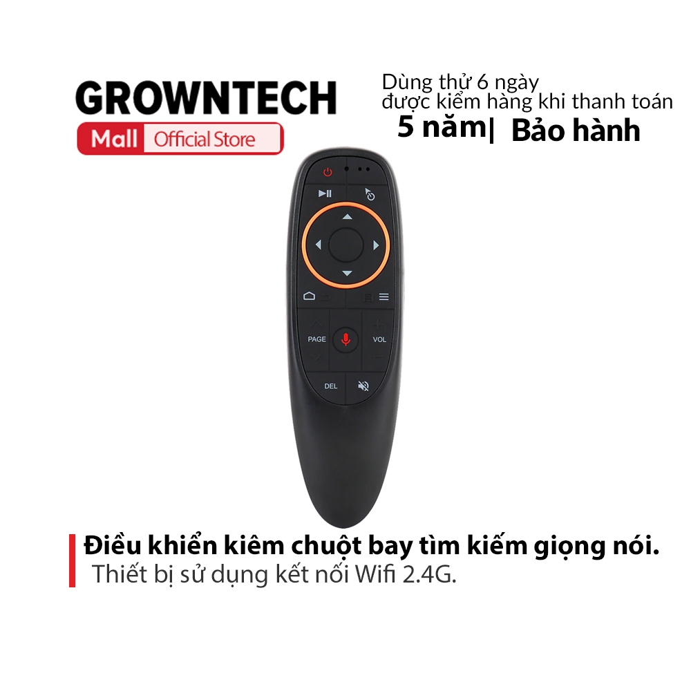 Điều khiển kiêm chuột bay tìm kiếm giọng nói remote voice G10s / Q6, dùng 1 chạm, có chuột bay