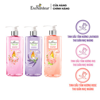 Sữa tắm dưỡng da Enchanteur Naturelle hương hoa Lavender/ Iris 510gr/Chai