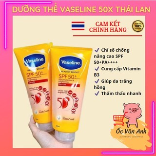 Dưỡng thể vaseline thái lan 50x