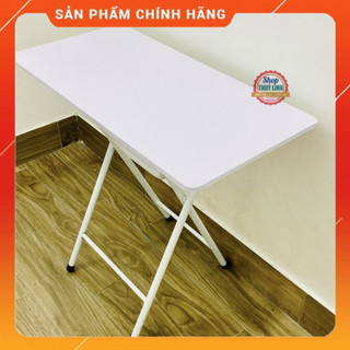 Bàn gấp chân cao 73cm Trắng siêu đẹp
