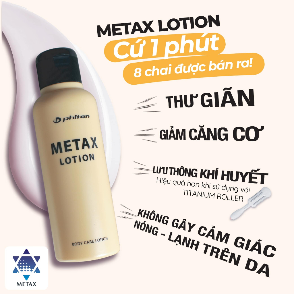 Sữa dưỡng thể Phiten metax lotion 120ml EY177000