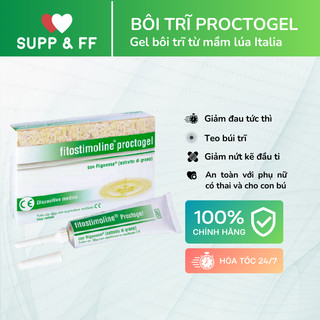 [CHE TÊN] Gel Bôi Trĩ Từ Mầm Lúa Ý Fitostimoline Proctogel - Hiệu Quả Với Trĩ Nội, Trĩ Ngoại, Táo Bón, Phụ Nữ Có Thai