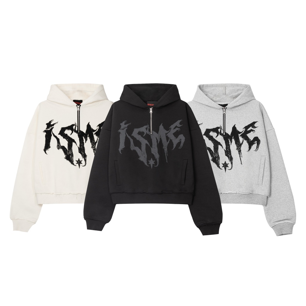 ÁO KHOÁC ISME BOXY HALFZIP HOODIE