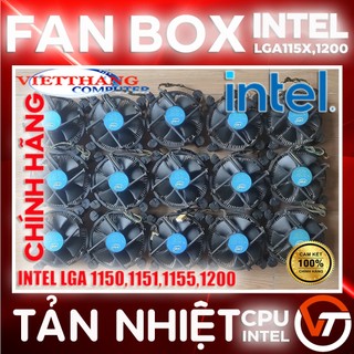 Quạt tản nhiệt cpu - fan cpu intel hàng box zin socket 1155, 1150, 1151