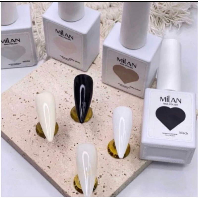 Sơn gel màu đen, trắng, trắng sữa, nước gạo milan chai 15ml