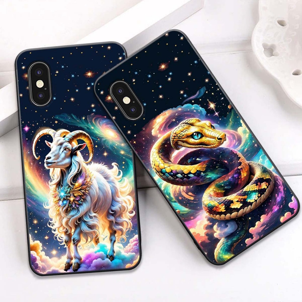 Ốp Iphone X , Xs , Xs max , Xr bộ hình 12 con giáp cute, dễ thương