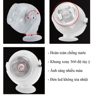 Đèn Led đặt chìm bể cá nhiều màu sắc - đèn led rọi bể cá siêu tiết kiệm điện