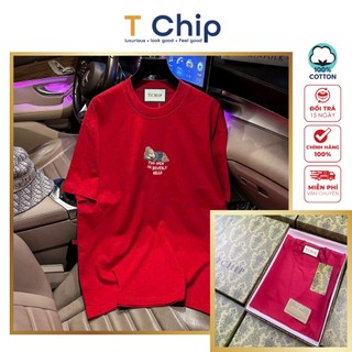 (Full Box) Áo thun tay lỡ form rộng TChip Mã H336- Áo thun nam nữ cổ tròn unisex nhiều màu lựa chọn Oversize in hình