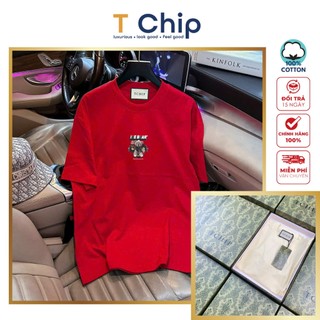 (Full Box) Áo thun tay lỡ form rộng TChip Mã H339 - Áo thun nam nữ cổ tròn unisex nhiều màu lựa chọn Oversize in hình