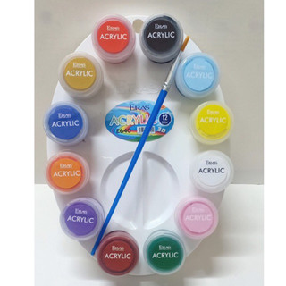 Màu vẽ acrylic 12 màu eras e640