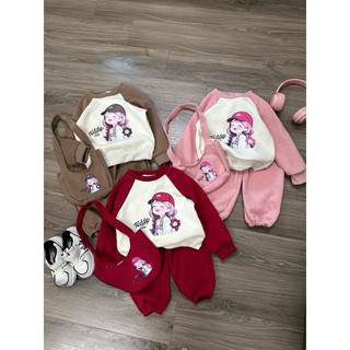Set bộ cho bé chất nỉ dầy dặn