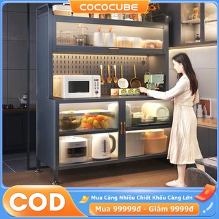 Coco kệ nhà bếp đa năng tủ bếp đa năng kệ tủ đa năng 4 tầng nhà thép cao cấp nặng 500kg