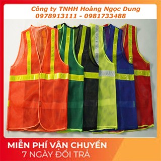 Áo lưới phản quang bảo hộ lao động. áo lưới bảo hộ lao động cônh nhânh công trình xây dựng