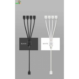 Dây chia LED 12v 4pin RGB - 5v 3pin ARGB