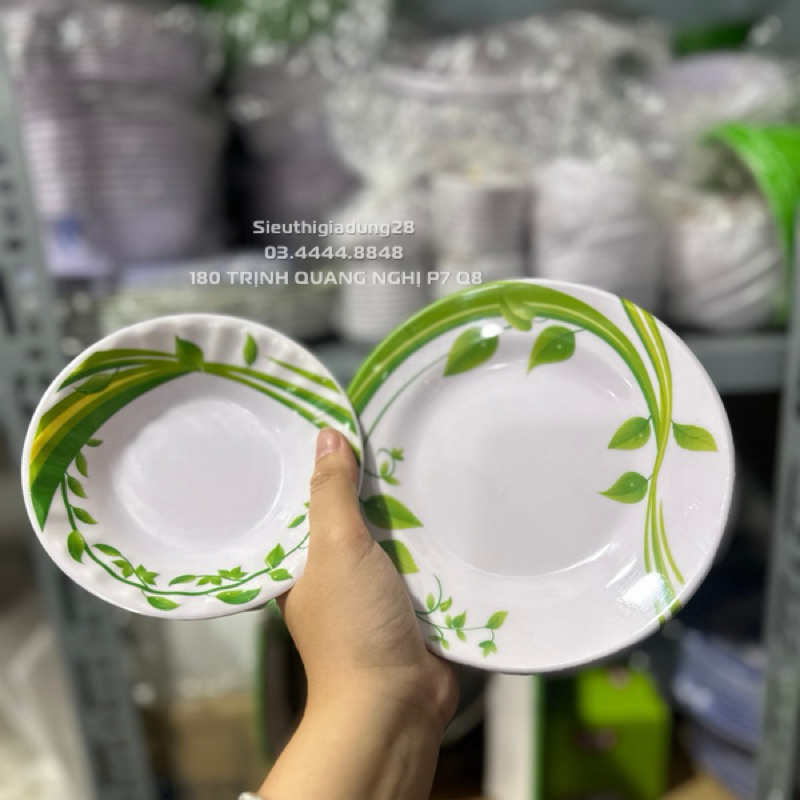 Dĩa Nhựa Meka cạn số 5,6 mẫu random