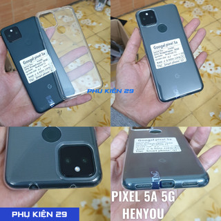 [Google Pixel 5/ 5A 5G] Ốp lưng silicon dẻo trong cao cấp