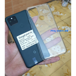 [Google Pixel 5/ 5A 5G] Ốp lưng silicon dẻo trong cao cấp