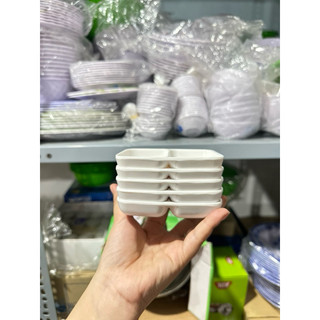 Chén chấm nhựa meka 2 ngăn