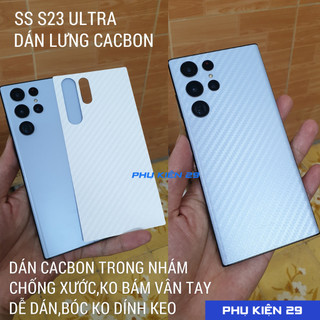 Dán lưng 3D chống xước vân Cacbon - Carbon