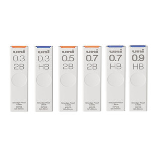 Ngòi Bút Chì Kim UNI Nano Dia Pencil Lead - 0.3/0.5/0.7/0.9mm - Độ đậm 2B/HB
