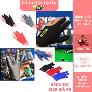Găng tay bida giá rẻ các loại cho clb bida | bao dán, bao tròng win, bao cắt ngón | vải co giãn, ôm sát tay