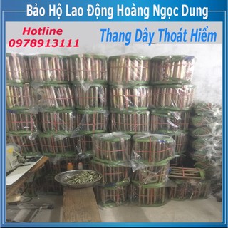 Thang dây 10m, thang dây thoát hiểm trên cao thang cứu sinh, thang dây thoát hiểm pccc chung cư nhà cao tầng