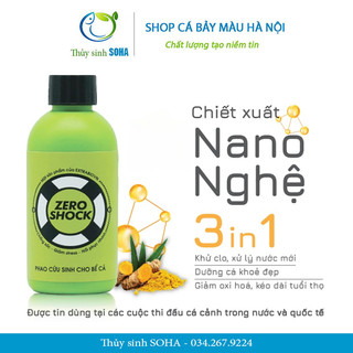 Zero Shock | Chống sốc, giảm stress, phục hồi nhanh cho cá cảnh thủy sinh