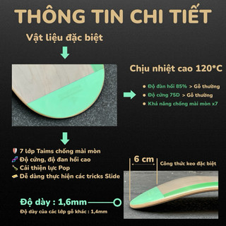 Mặt ván trượt skateboard cao cấp ONENESS DECKS