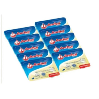 Combo 1 vỉ Bơ lạt Anchor 10 hộp mỗi hộp 7g