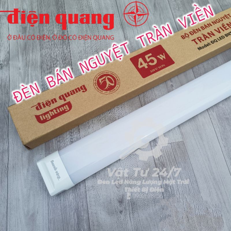 Đèn Led Bán Nguyệt Tràn Viền Điện Quang ĐQ BNTV 1M2 45W Led Bán Nguyệt 1.2m 40w