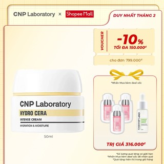 Kem dưỡng da ẩm mượt dài lâu CNP Laboratory Hydro Cera Intensive Cream 50ml