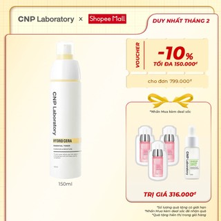 Nước cân bằng dưỡng ẩm chuyên sâu CNP Laboratory Hydro Cera Essential Toner 150ml