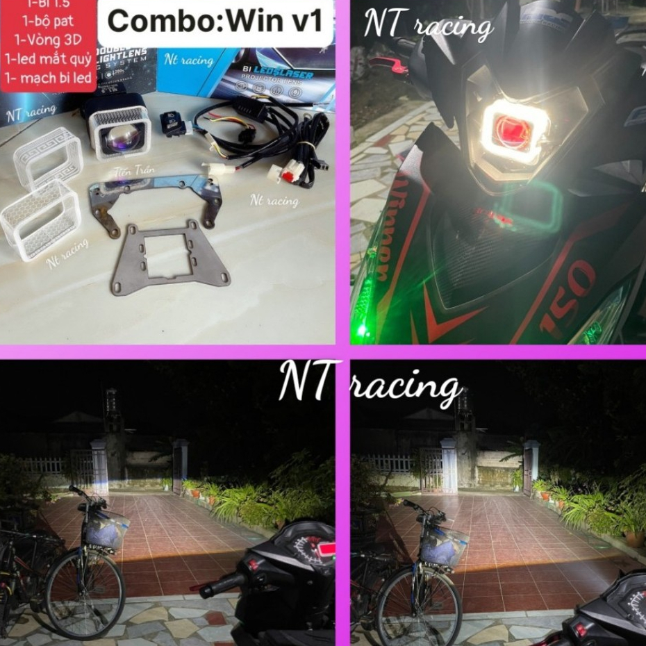 combo Đèn Bi Cầu Led Ma Mt 1.5 mẫu mới nhất 2024( BH1năm )